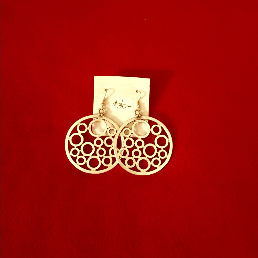 SALE LG Pewter Circle containing smaller circles